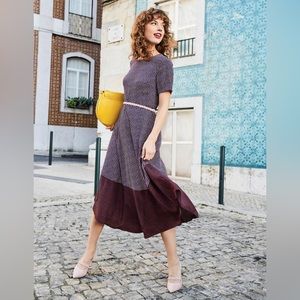 Boden Renee Polka Dot Midi Dress